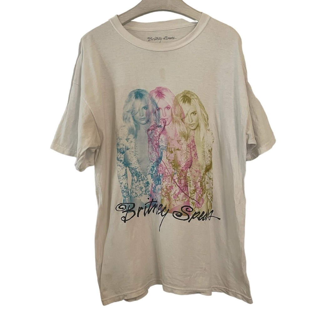 Urban Outfitters Graphic Tee - White with Multicolor Print